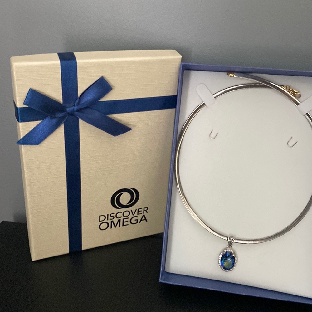 Discover omega pendant necklace